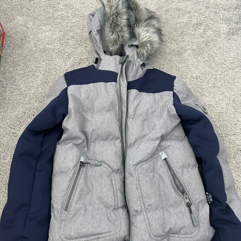 Deux par Deux Gray Puffer Jacket